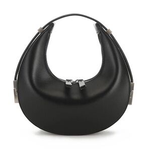 Osoi Black Toni Leather Mini Bag - Convertible Moon Bag
